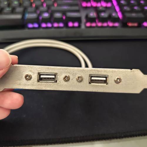 USB 2Port擴展擋板