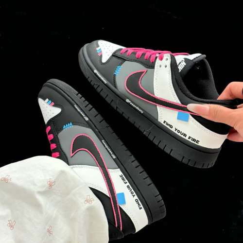 （可來圖定製）Nike Dunk Low 街頭 賽博朋克  低幫 板鞋 Size：36-46