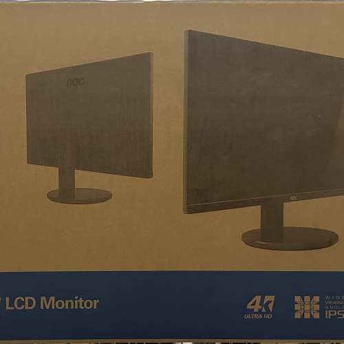 九成新 AOC Model U2790VQ 27吋 4K 顯示屏
