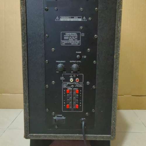 Onkyo SL-107 Sub-woofer 8吋 有源超低音喇叭