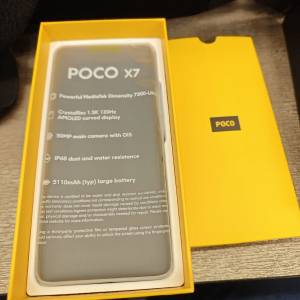 9成9新銀色小米Poco X7 12+512gb全套