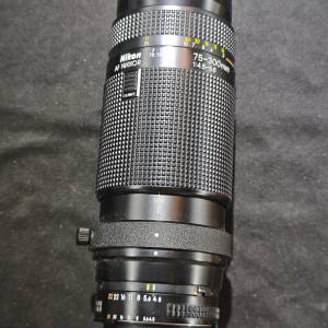 Nikon 75-300/4.5-5.6 AF 尼康 75mm 300mm 75 300 鏡片通透冇花冇霉微塵 對焦操作性...