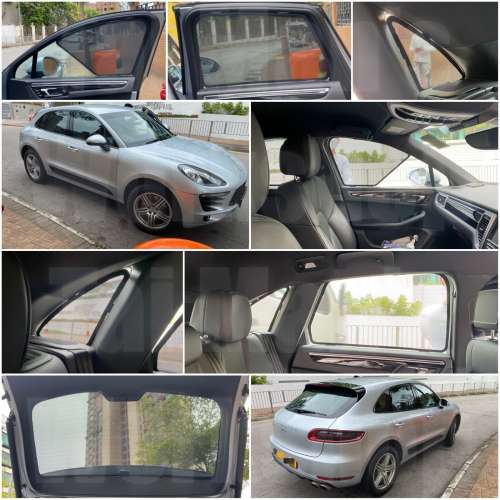 PORSCHE MACAN 全車磁石濾光窗網太陽擋