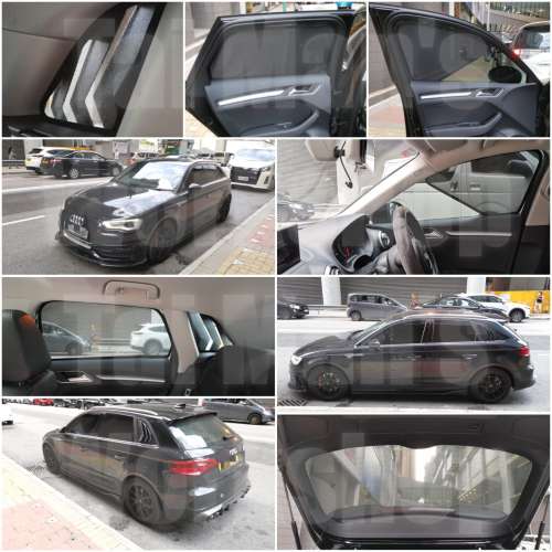 AUDI RS3 S3 A3 全車磁石濾光窗網太陽擋
