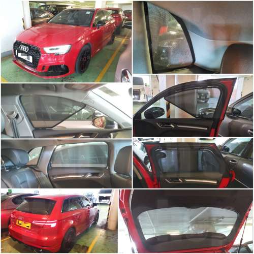 AUDI RS3 S3 A3 全車磁石濾光窗網太陽擋