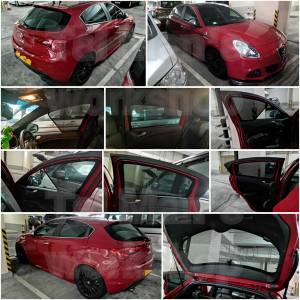 Alfa Romeo Giulietta  全車磁石濾光窗網太陽擋