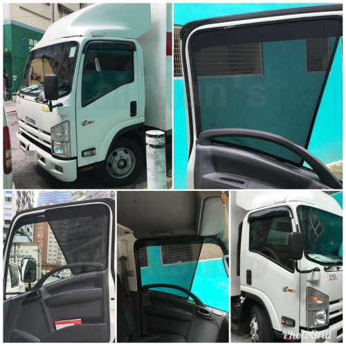 ISUZU 5.5 9噸濾光窗網太陽擋