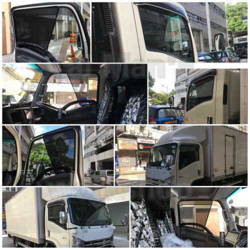 ISUZU 5.5 9噸濾光窗網太陽擋