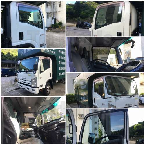 ISUZU 5.5 9噸濾光窗網太陽擋