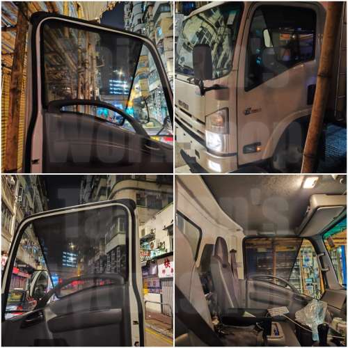 ISUZU 5.5噸磁石濾光窗網太陽擋