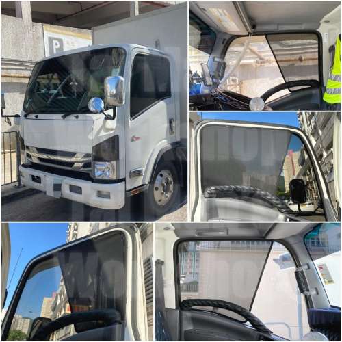 ISUZU 5.5噸磁石濾光窗網太陽擋