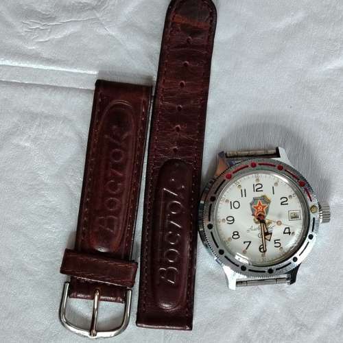 蘇聯時期的「兩棲」手錶Amphibia Watch堅固耐用防水200米蘇聯Vostok錶廠製造附真皮...