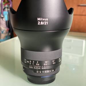 ZEISS MILVUS 21MM F2.8 For Nikon