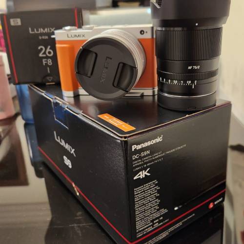 Panasonic DC-S9N ( kit set) + 七工匠 AF75/F2 AF L MOUNT LENS