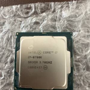 intel i7-8700k cpu有內顯