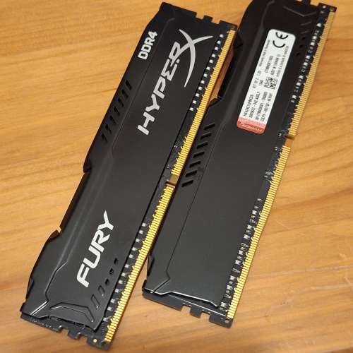 Kingston Hyper X Fury DDR4 8GB Kit (2x4GB) (HX424C15FBK2/8)