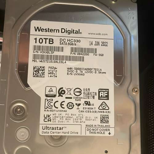 WD 10TB 3.5 HDD