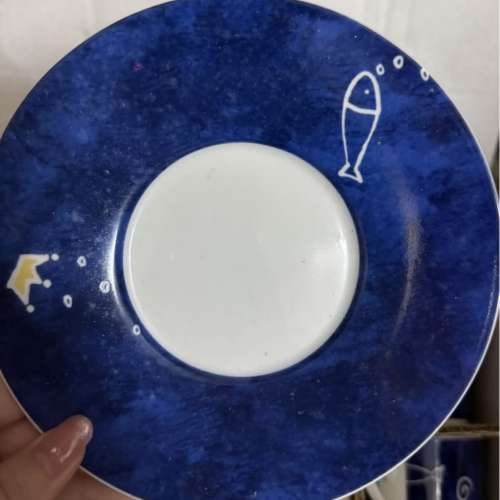 [🐟 全新]藍色海洋魚形設計陶瓷杯組