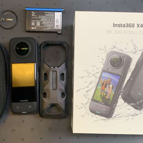 [觀塘實體店] 二手 Insta360 X4 (連控溫握套) 行貨保養到2025年9月 *S72264* | Ins...