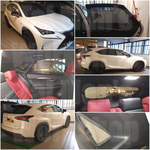 LEXUS NX200 NX300H NX250 全車磁石濾光窗網太陽擋