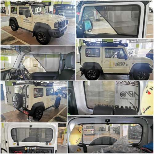 Suzuki JIMNY 全車磁石濾光窗網太陽擋