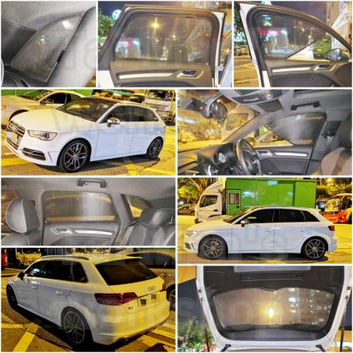 AUDI A3 RS3 全車磁石濾光窗網太陽擋