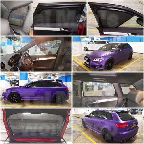 AUDI A3 RS3 全車磁石濾光窗網太陽擋