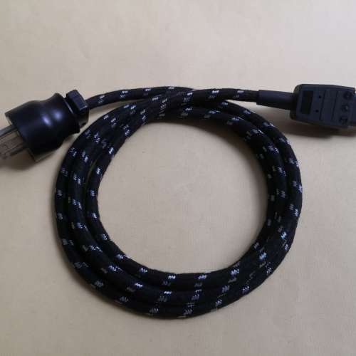 美國古董三芯美式電源線2m
