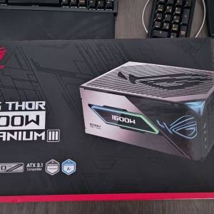 Asus 華碩 ROG Thor 1600W Titanium III 80Plus Titanium 鈦金牌 全模組 火牛