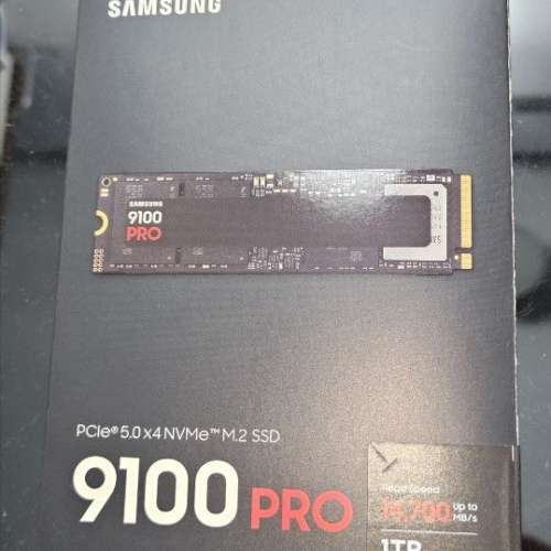 Samsung 三星 9100 Pro PCIE 5.0 SSD 1TB