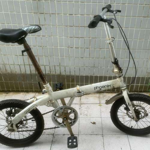 二手 PHOENIX 16吋  摺疊代步單車, 清屋出售  HK$118.00