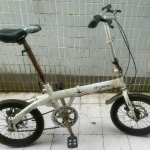 二手 PHOENIX 16吋  摺疊代步單車, 清屋出售  HK$118.00