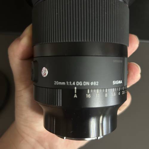 sigma 20 1.4 dg dn fe mount