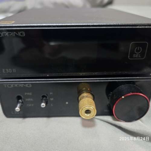 Topping L30II 耳機AMP +E30II DAC解碼 & Topping TRC 紅藍線