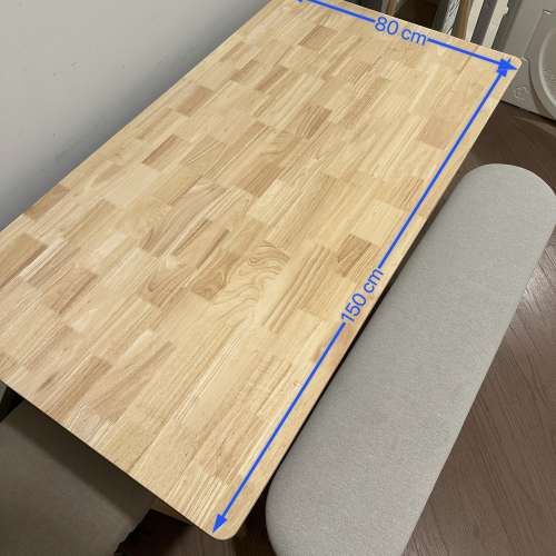 北歐風餐枱餐椅長櫈組合 ｜Washable Wooden Dining Table with Bench and Chairs