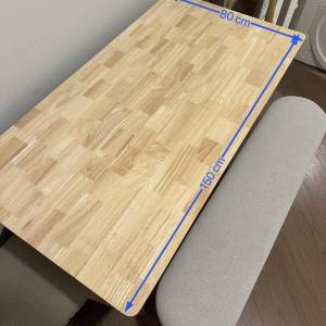 北歐風餐枱餐椅長櫈組合 ｜Washable Wooden Dining Table with Bench and Chairs