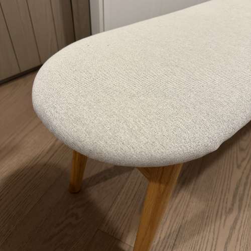 北歐風餐枱餐椅長櫈組合 ｜Washable Wooden Dining Table with Bench and Chairs