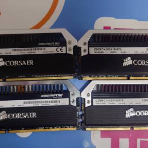 Corsair dominator ddr3 ram 16gb( 4gb*4條)