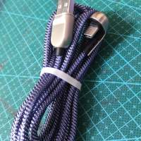 【朗屏】USB Type-C U-型插頭[金屬頭] 充電數據線 手游 食雞 電競 尿袋 U-shaped 2m