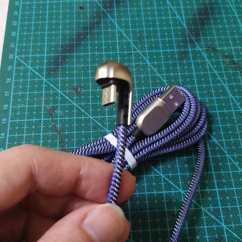 【朗屏】USB Type-C U-型插頭[金屬頭] 充電數據線 手游 食雞 電競 尿袋 U-shaped 2m