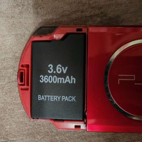 出售Sony Psp3000紅色香港行貨全套連盒