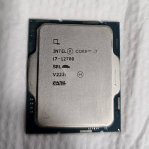 Intel i7 12700 CPU