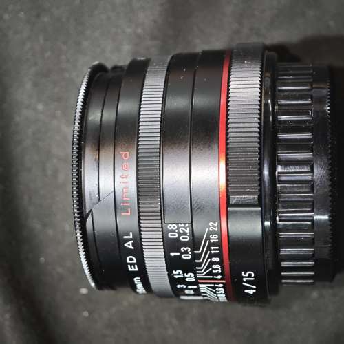 pentax 15/4 HD DA AL ED Limited PK K 15mm 賓得  冇盒冇單 鏡片完好無損 通透 對...