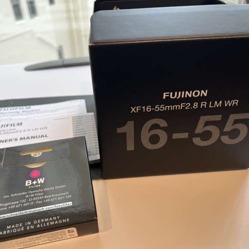 Fujifilm XF 16-55mm f/2.8 R LM WR Lens  + B+W filter