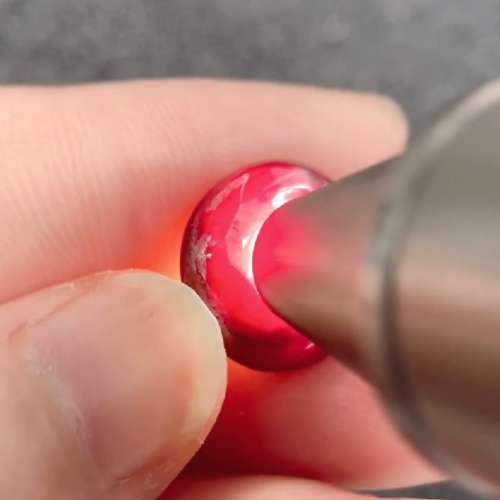 原礦原石朱沙平安扣