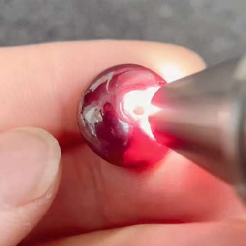 原礦原石朱沙平安扣