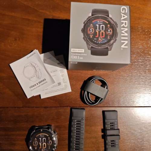 Garmin Fenix 8 藍寶石 AMOLED 51mm GPS 運動手錶