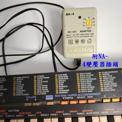 Casio SA-1多功能電子琴，內建的100種音色伴泰'32個迷你琴鍵，內建揚聲器