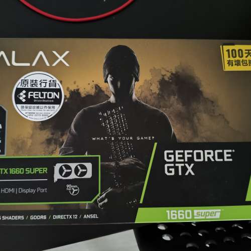 GALAX GTX1660 Super 6GB 有盒有單(有保到2025年10月1日)