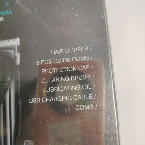 全新VGR V-282專業理髮器 無線電剪髮、修剪鬍鬚和身體毛髮,2000mAh鋰電池USB充電可...